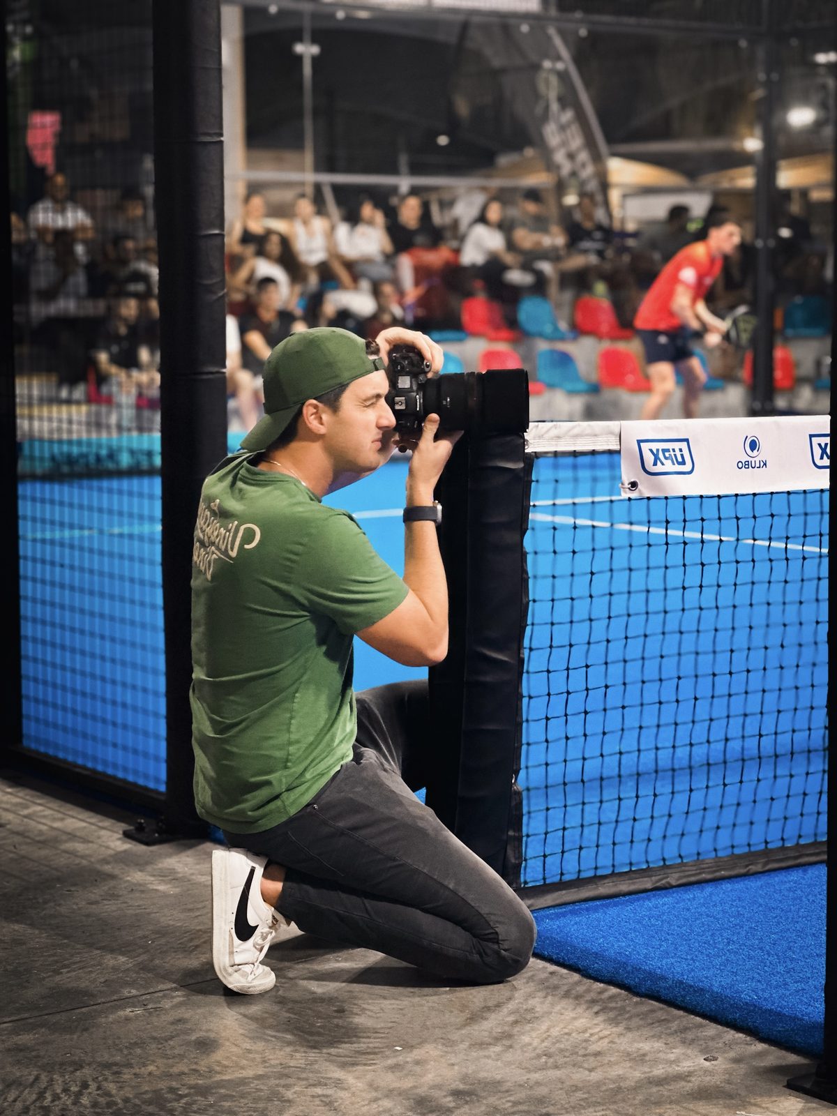 Mike Dunne shooting padel — Dunneworld